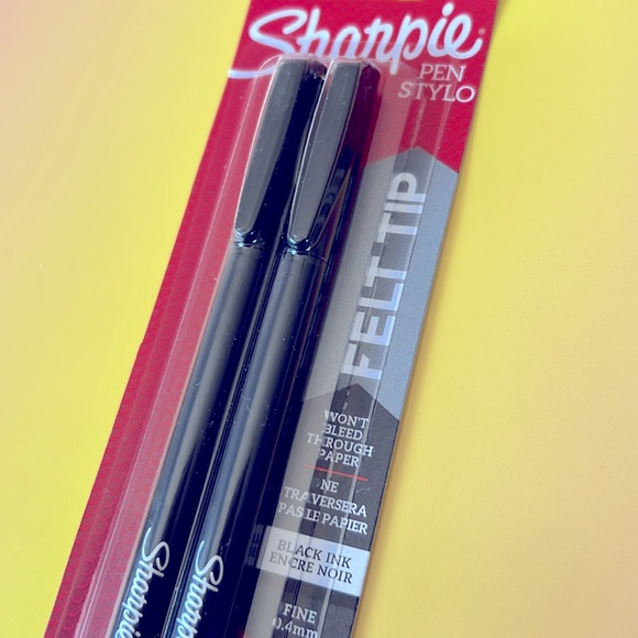 2 pcs Sharpie Pen Stylo 0.4mm Fine Point - Picture 5 of 8